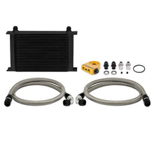 Load image into Gallery viewer, Mishimoto Mishimoto Universal Thermostatic 25 Row Oil Cooler Kit (Black Cooler)