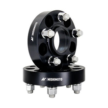 Load image into Gallery viewer, Mishimoto Mishimoto Wheel Spacers - 5x114.3 - 67.1 - 25 - M12 - Black