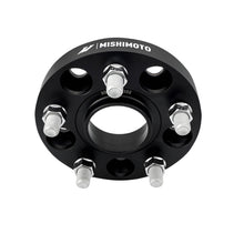 Load image into Gallery viewer, Mishimoto Mishimoto Wheel Spacers - 5x120 - 64.1 CB - M14 x1.5 - 25mm - BK