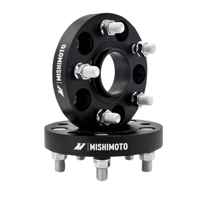 Mishimoto Mishimoto Wheel Spacers - 5x120 - 64.1 CB - M14 x1.5 - 25mm - BK