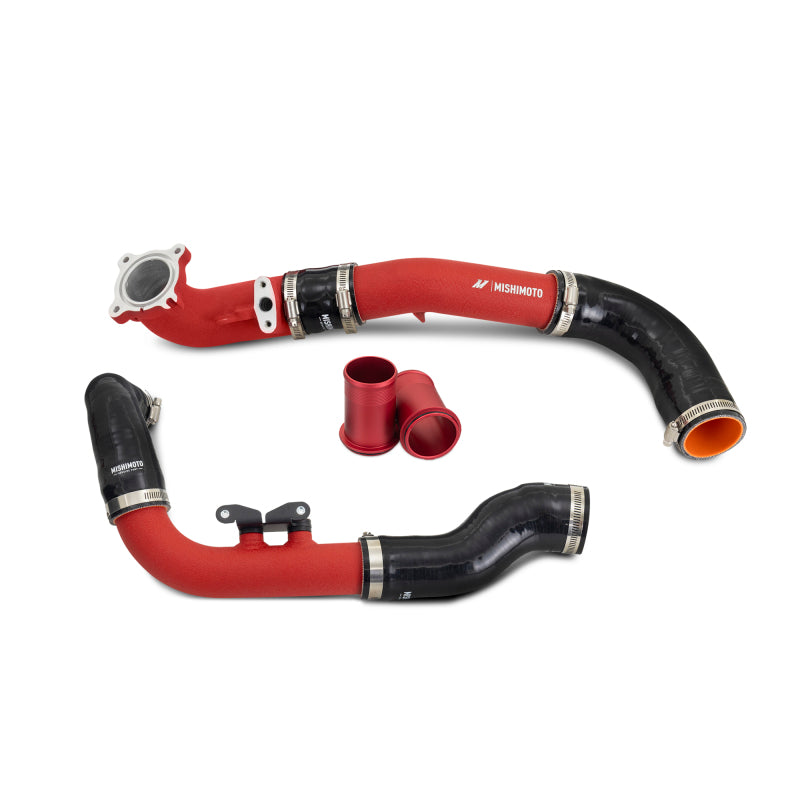 Mishimoto Mishimoto 2023+ Toyota GR Corolla Intercooler Pipe Kit - Wrinkle Red