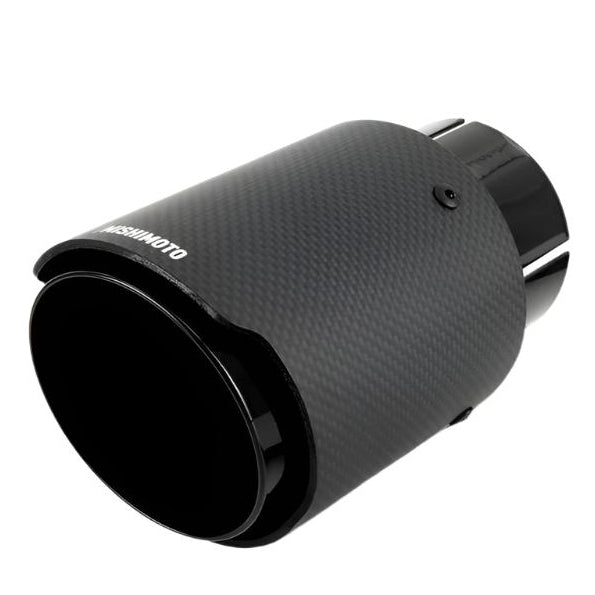 Mishimoto Mishimoto Carbon Fiber Muffler Tip 3in Inlet 4in Outlet Black
