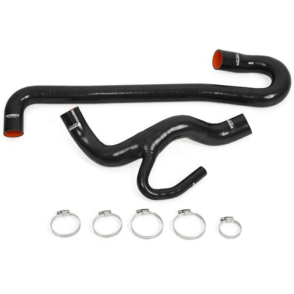 Mishimoto MMHOSE-WK2-12BK black silicone hose kit full view