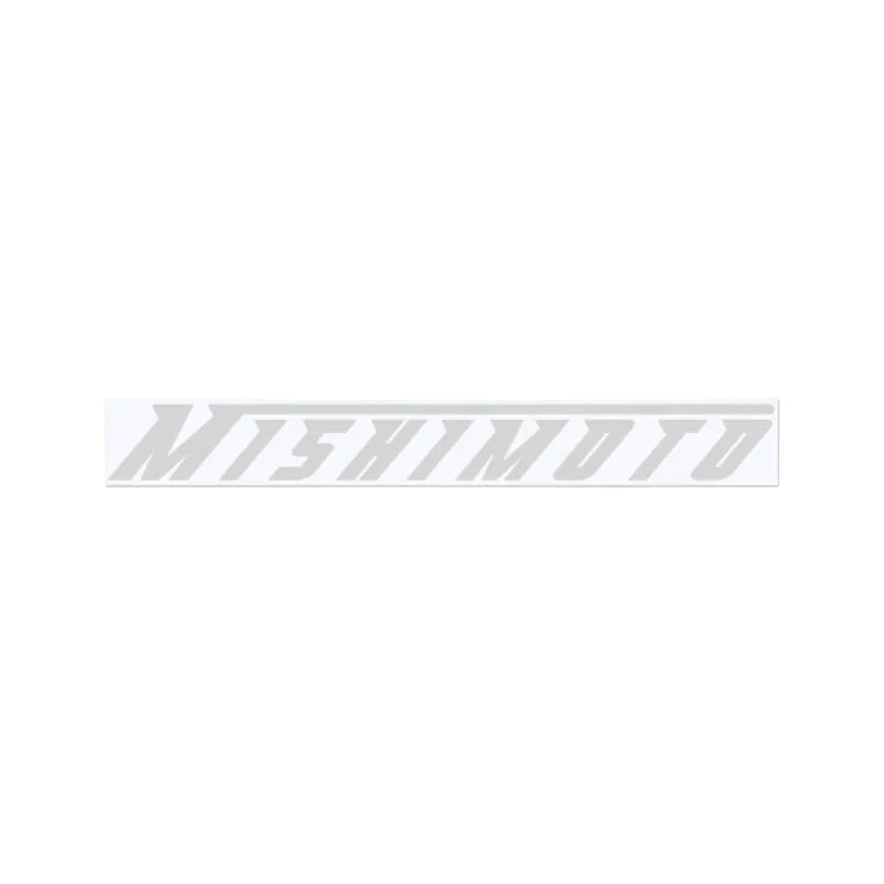 Mishimoto small silver decal full view
