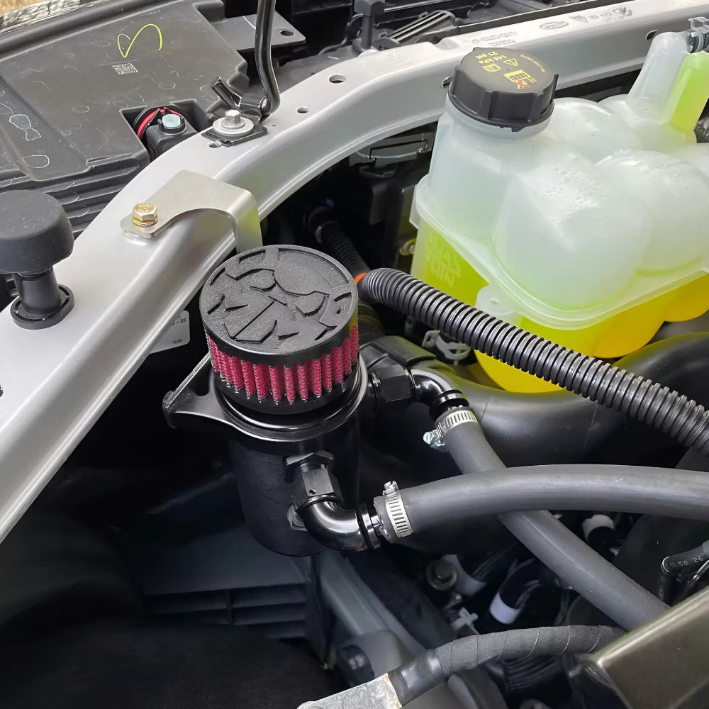 Bolt-on mounting view on 2022 Lincoln Aviator engine bay