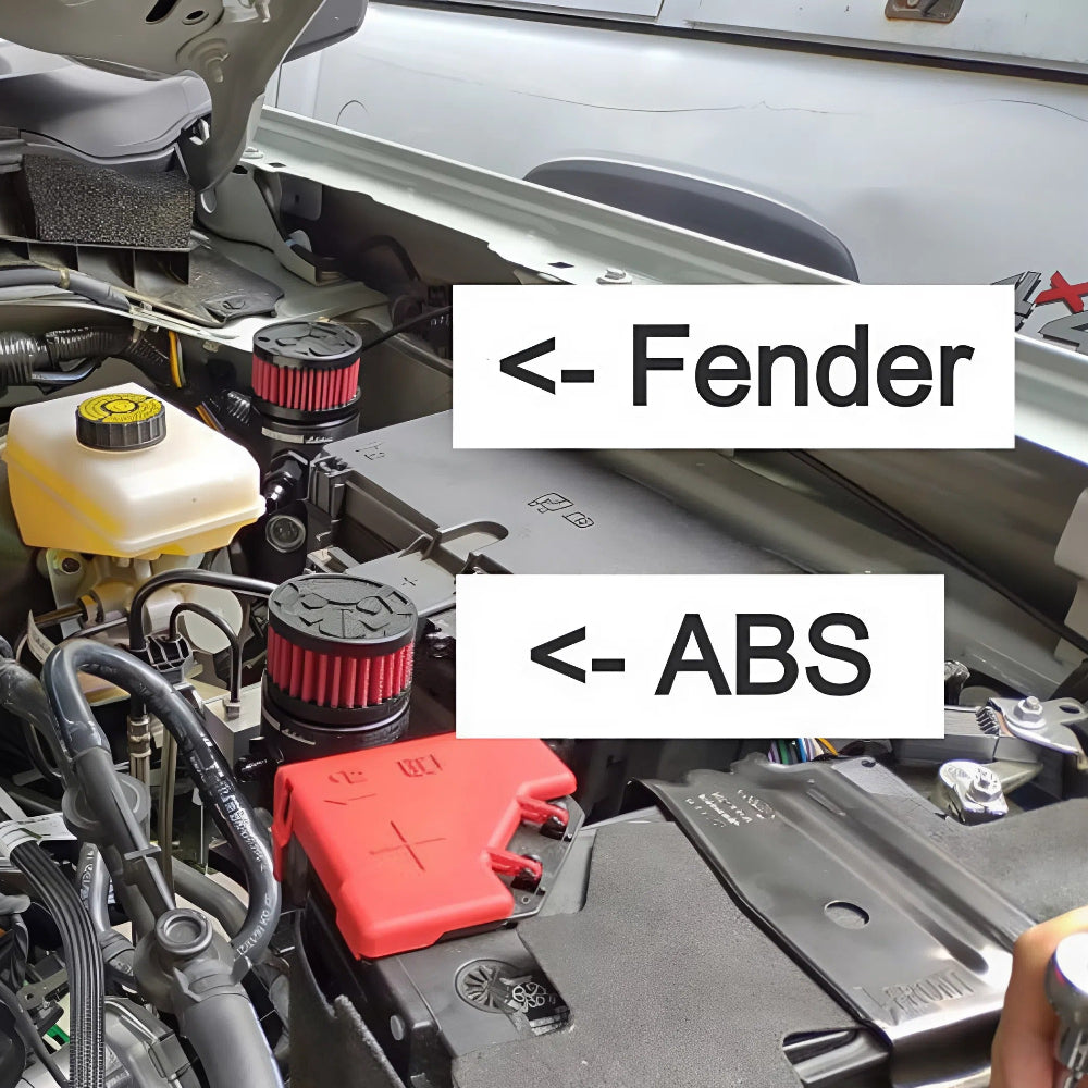 Mighty Mouse MMS-BRONCO-MILD mild catch can installed on 2022 Ford Bronco 2.3L