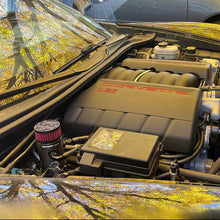 Load image into Gallery viewer, Installation view under hood of 2010 Corvette Z06 dry sump