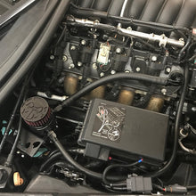 Load image into Gallery viewer, Installation view under hood of 2010 Corvette Z06 dry sump