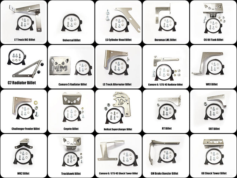 Mighty Mouse MM Can mounting kit variety 