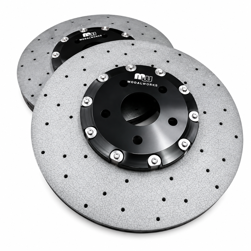 ModalWorks MM-DUR-WK2-CC carbon ceramic front brake rotors for 2018-2021 Jeep Grand Cherokee Trackhawk