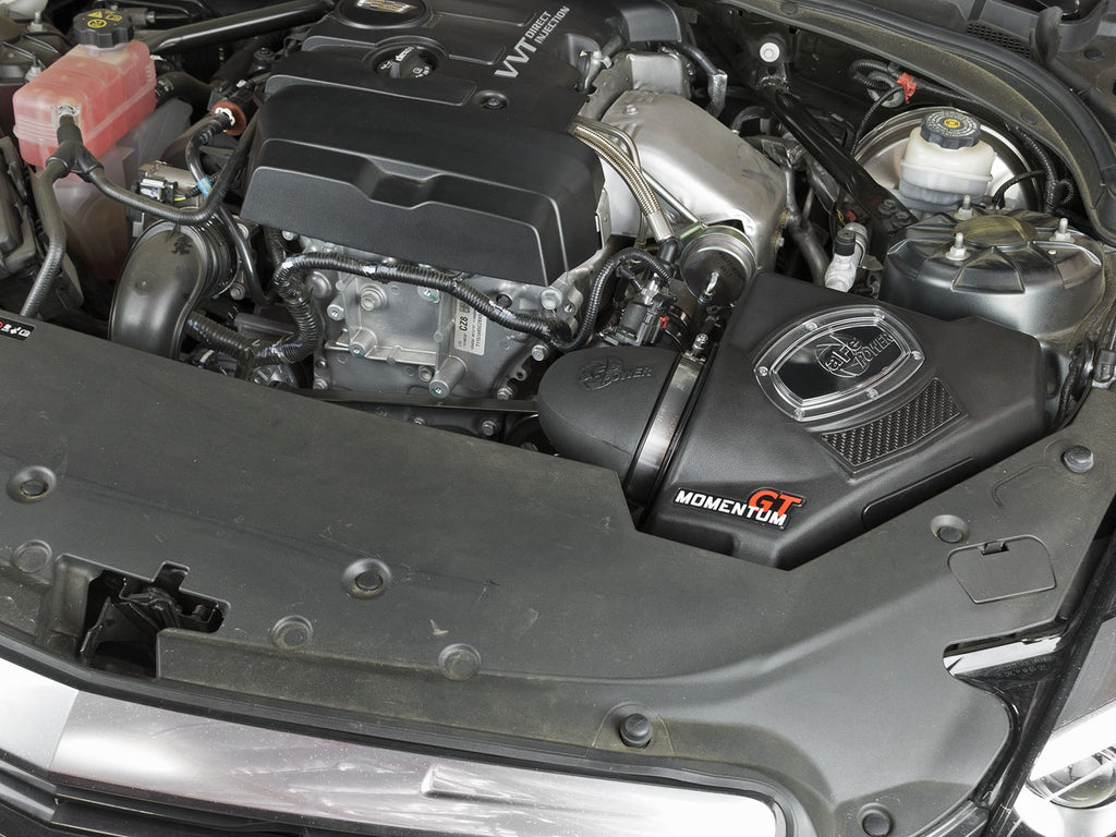 Momentum GT Pro 5R Stage-2 Intake System 13-16 Cadillac ATS L4-2.0L (t) aFe AFE54-74209