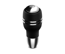 Load image into Gallery viewer, Momo Automatico Shift Knob - Black Leather, Chrome Insert - Black Ops Auto Works