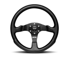 Load image into Gallery viewer, Momo Competition Steering Wheel 350 mm - Black AirLeather/Black Spokes - Black Ops Auto Works