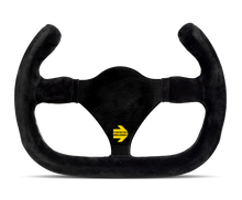 Load image into Gallery viewer, Momo MOD27/C Steering Wheel 270 mm -  Black Suede/Black Spokes - Black Ops Auto Works