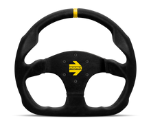 Load image into Gallery viewer, Momo MOD30 Steering Wheel 320 mm -  Black Suede/Black Spokes/1 Stripe - Black Ops Auto Works
