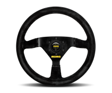 Load image into Gallery viewer, Momo MOD69 Steering Wheel 350 mm -  Black Suede/Black Spokes - Black Ops Auto Works