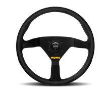 Load image into Gallery viewer, Momo MOD78 Steering Wheel 320 mm - Black Suede/Black Spokes - Black Ops Auto Works