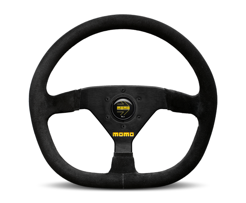 Momo MOD88 Steering Wheel 320 mm -  Black Suede/Black Spokes - Black Ops Auto Works