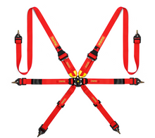 Load image into Gallery viewer, Momo Int. Camlock 6pt Clip In Restraint-Red - MOMO MO1255120001