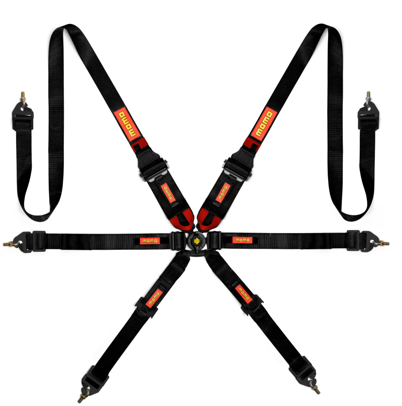 Momo Int. Camlock 6pt Clip In Restraint-Black - MOMO MO1255120002