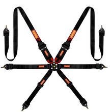Load image into Gallery viewer, Momo Int. Camlock 6pt Clip In Restraint-Black - MOMO MO1255120002