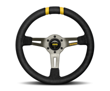 Load image into Gallery viewer, Momo MODDRIFT Steering Wheel 330 mm -  Black Suede/Anth Spokes/2 Stripes - MOMO R1907/33S
