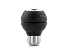 Load image into Gallery viewer, Momo Race Shift Knob - Black Airleather, Aluminum Insert - Black Ops Auto Works