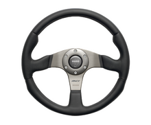 Load image into Gallery viewer, Momo Race Steering Wheel 350 mm - Black Leather/Anth Spokes - Black Ops Auto Works