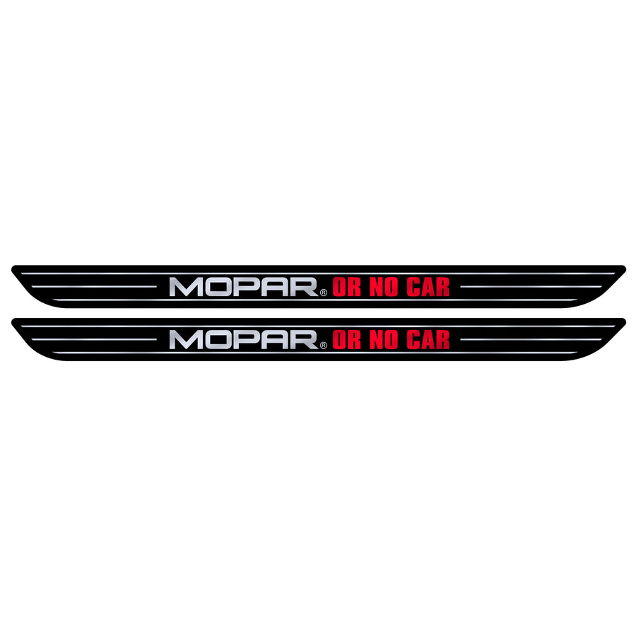 Mopar or No Car Door Sill Appliqué - Black Ops Auto Works