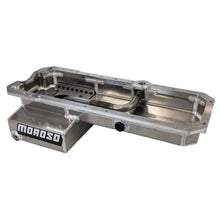 Load image into Gallery viewer, Moroso aluminum oil pan for Toyota 1JZ/2JZ engines shown from the side