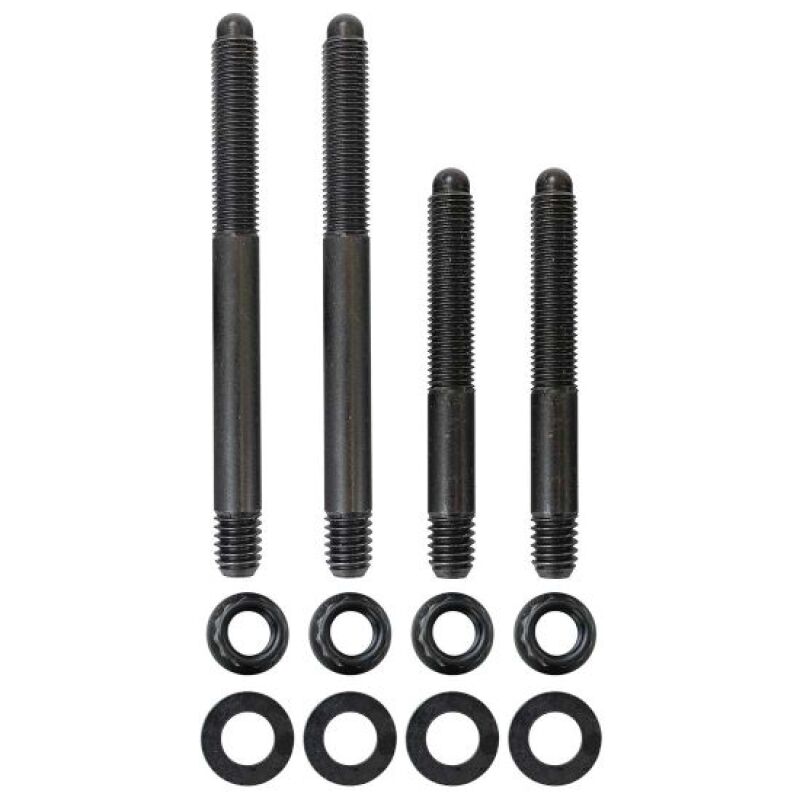 Moroso Moroso 2PC 5/16in-24 x 2.5in & 2 PC 5/16in-24 X 3.5in Long 12-Point Nuts Carb Stud Kit w/Bracket