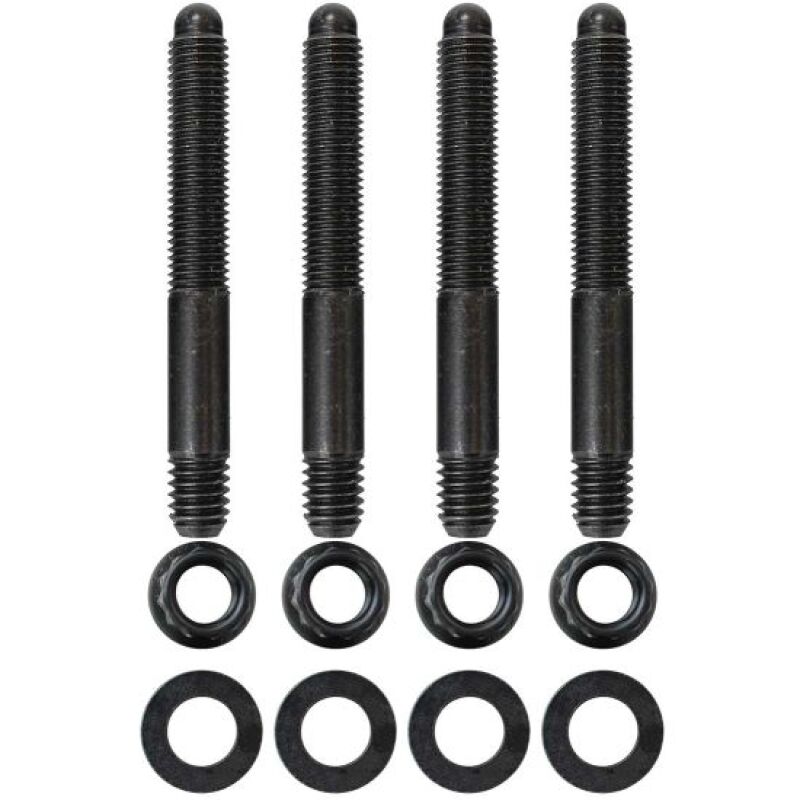 Moroso Moroso 5/16in-24 x 2.5in Long 12-Point Nuts Carburetor Stud Kit