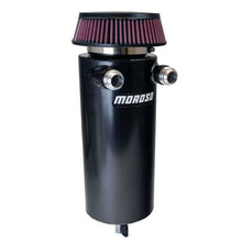 Load image into Gallery viewer, moroso-6in-diameter-dual-16an-inlet-aluminum-breather-tank-catch-can-black-moroso