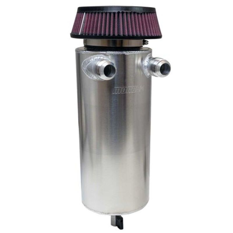 Moroso 6in Diameter Dual -16AN Inlet Aluminum Breather Tank Catch Can Moroso MOR85755