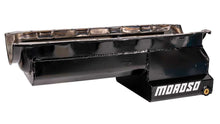 Load image into Gallery viewer, Moroso Chevrolet Big Block Mark IV Drag Race Baffled Power Pouch Wet Sump 6-7qt 8in Steel Oil Pan
