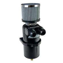Load image into Gallery viewer, Moroso Dual Inlet -12AN Billet Breather Tank Catch Can - Black Moroso MOR85416
