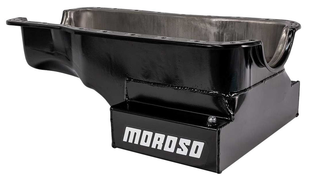 Moroso Ford 289-302 Kicked Out Wet Sump 7qt 8in Steel Oil Pan