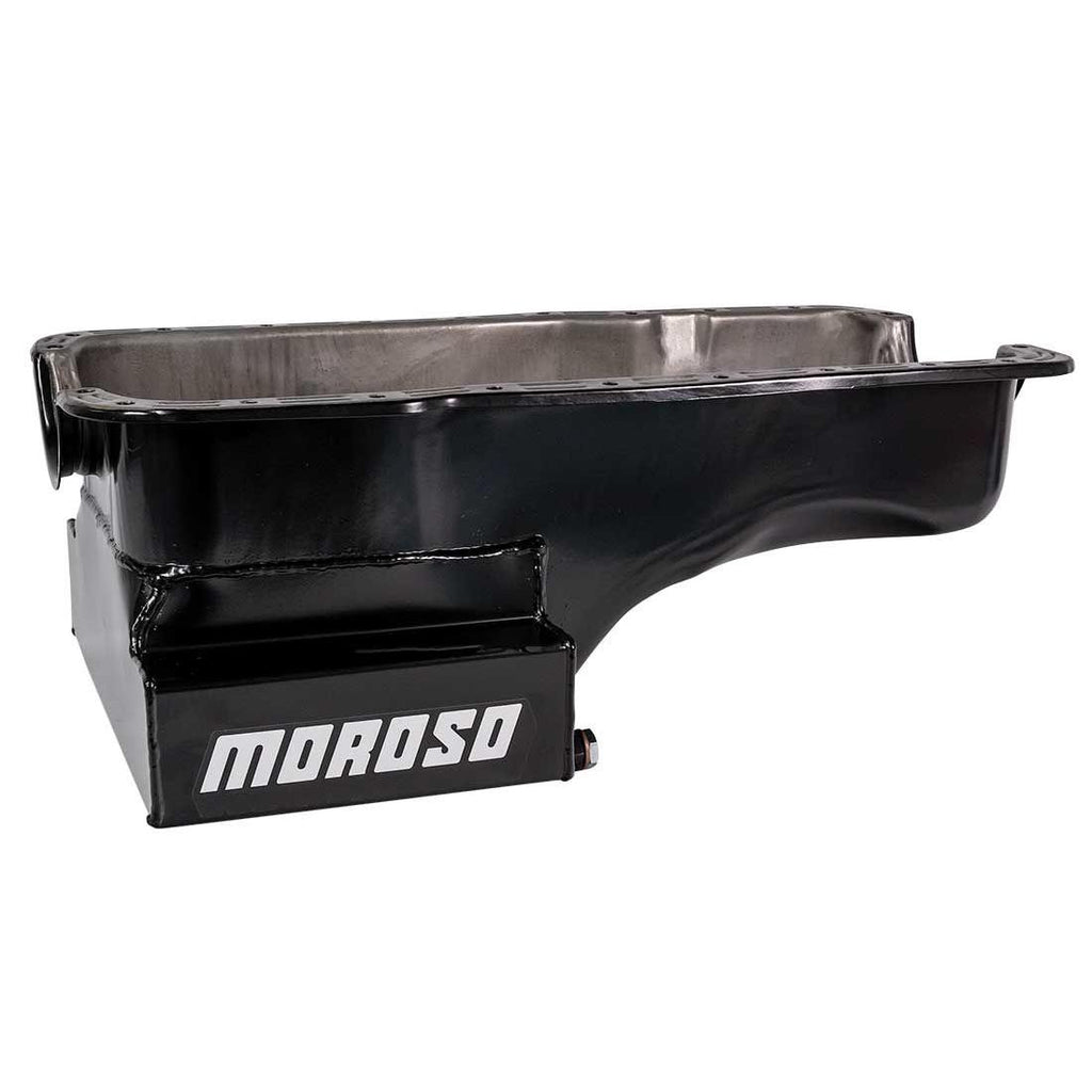 Moroso Ford 289-302 Kicked Out Wet Sump 7qt 8in Steel Oil Pan