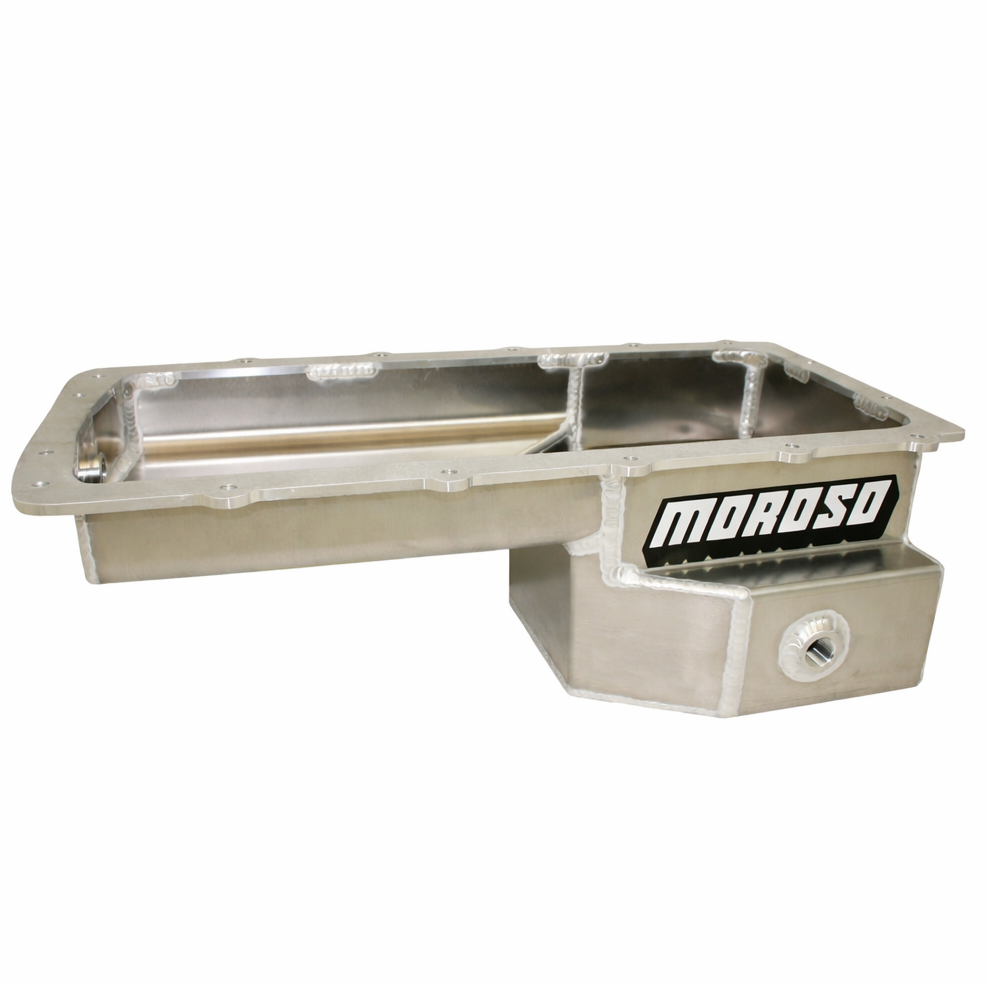 Moroso 9 quart baffled oil pan full view