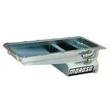 Load image into Gallery viewer, MOR20141-Moroso GM LS Swap (w/Rear Sump &amp; Two -10An Fittings) Wet Sump 7qt 6in Angled Steel Oil Pan-Oil Pans-Moroso