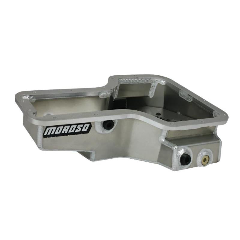 MOR20970-Moroso Lotus/Toyota 1ZZ/2ZZ Road Race Baffled Wet Sump 6qt Stock Depth Aluminum Oil Pan-Oil Pans-Moroso