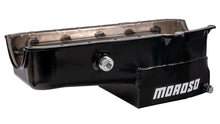 Load image into Gallery viewer, OIL PAN, SBC PRE- 80 DRIVER'S SIDE DIPSTICK, CIRCLE TRACK, INSPECTION BUNG, 7.5 IN. DEEP