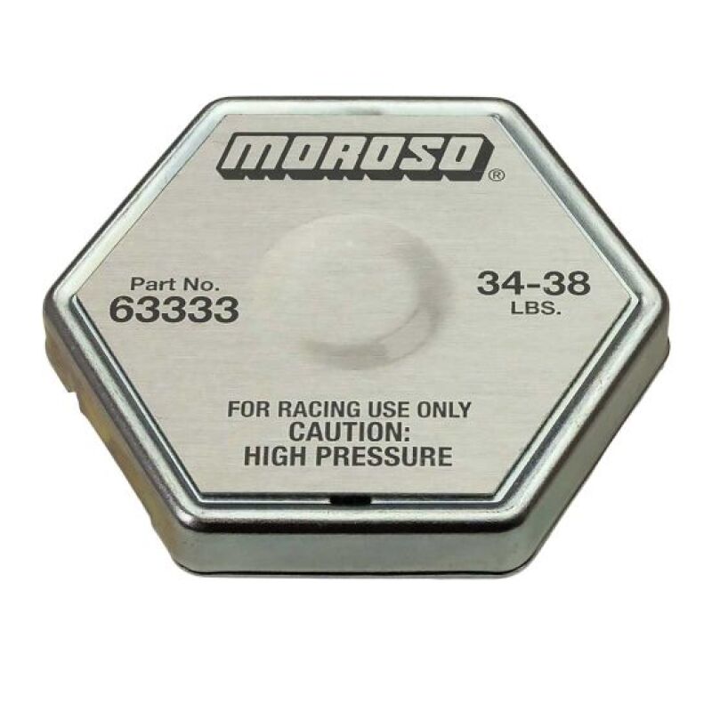 Moroso Racing Radiator Cap, 34-38 PSI
