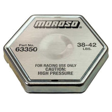 Load image into Gallery viewer, Moroso 63350 Radiator Cap 38-42 PSI for Racing &amp; Performance Cars