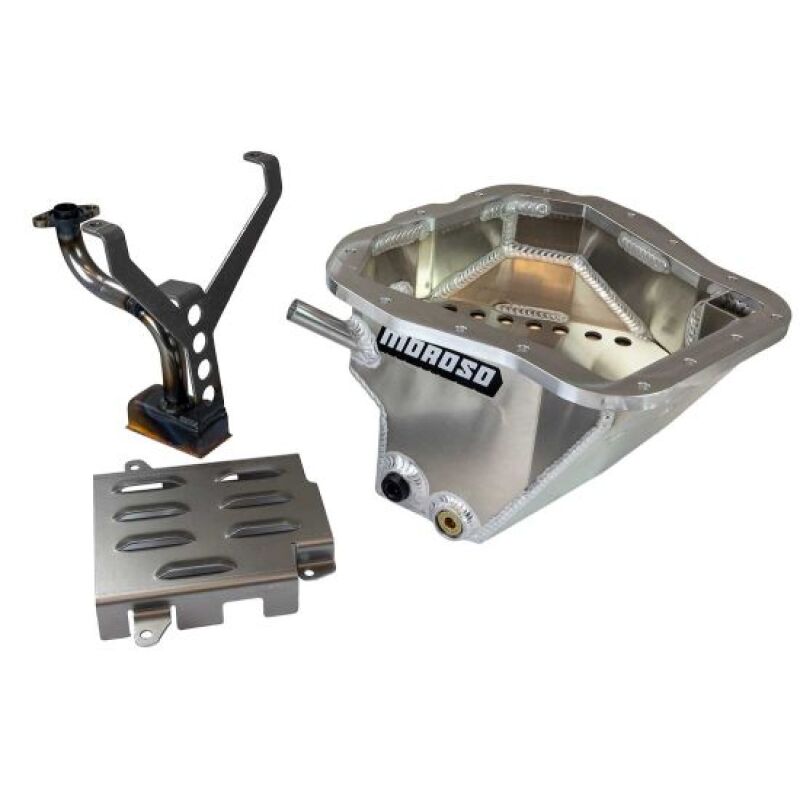 Moroso Subaru EJ20/EJ22/EJ25 Wet Sump 6qt 6-7/8in Deep Aluminum Oil Pan w/Pickup & Windage Tray Moroso MOR20962