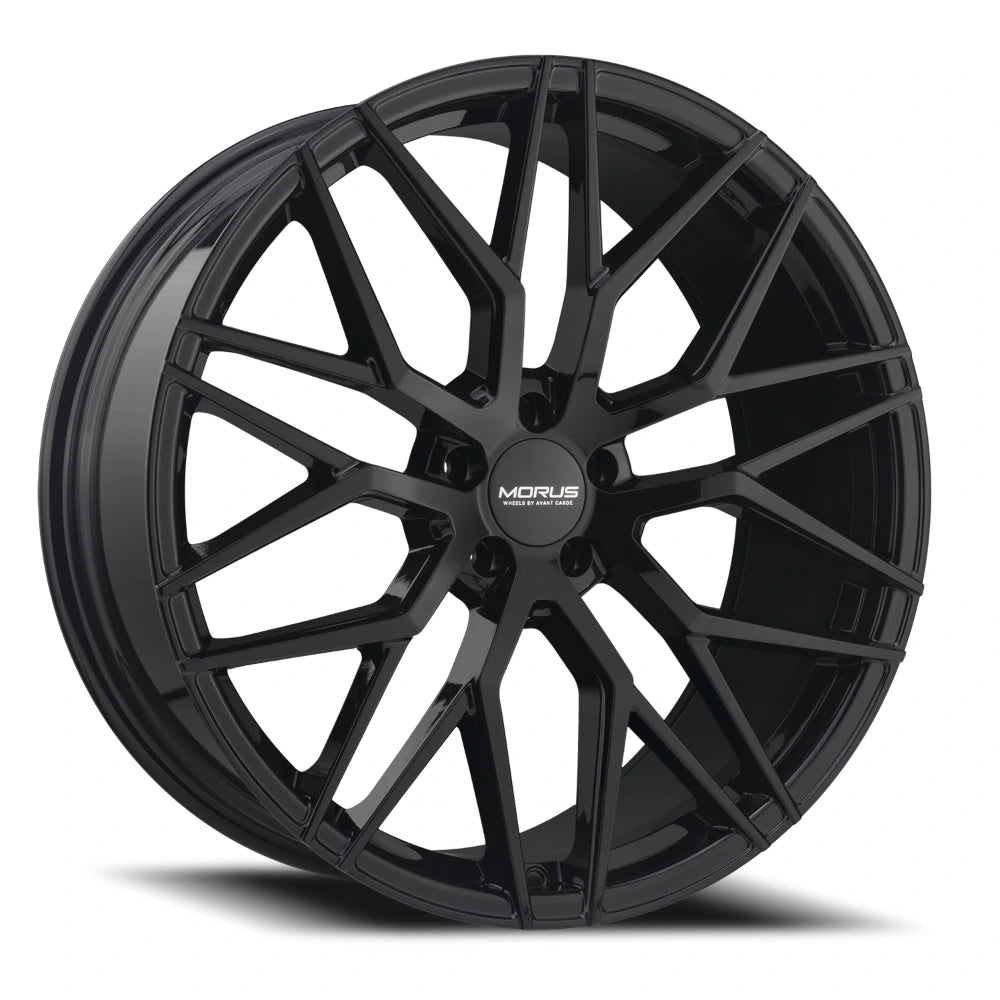 Morus Stern 18x8.5 +35 5x112mm 66.56mm Gloss Black - Morus MSTR-GB512188535