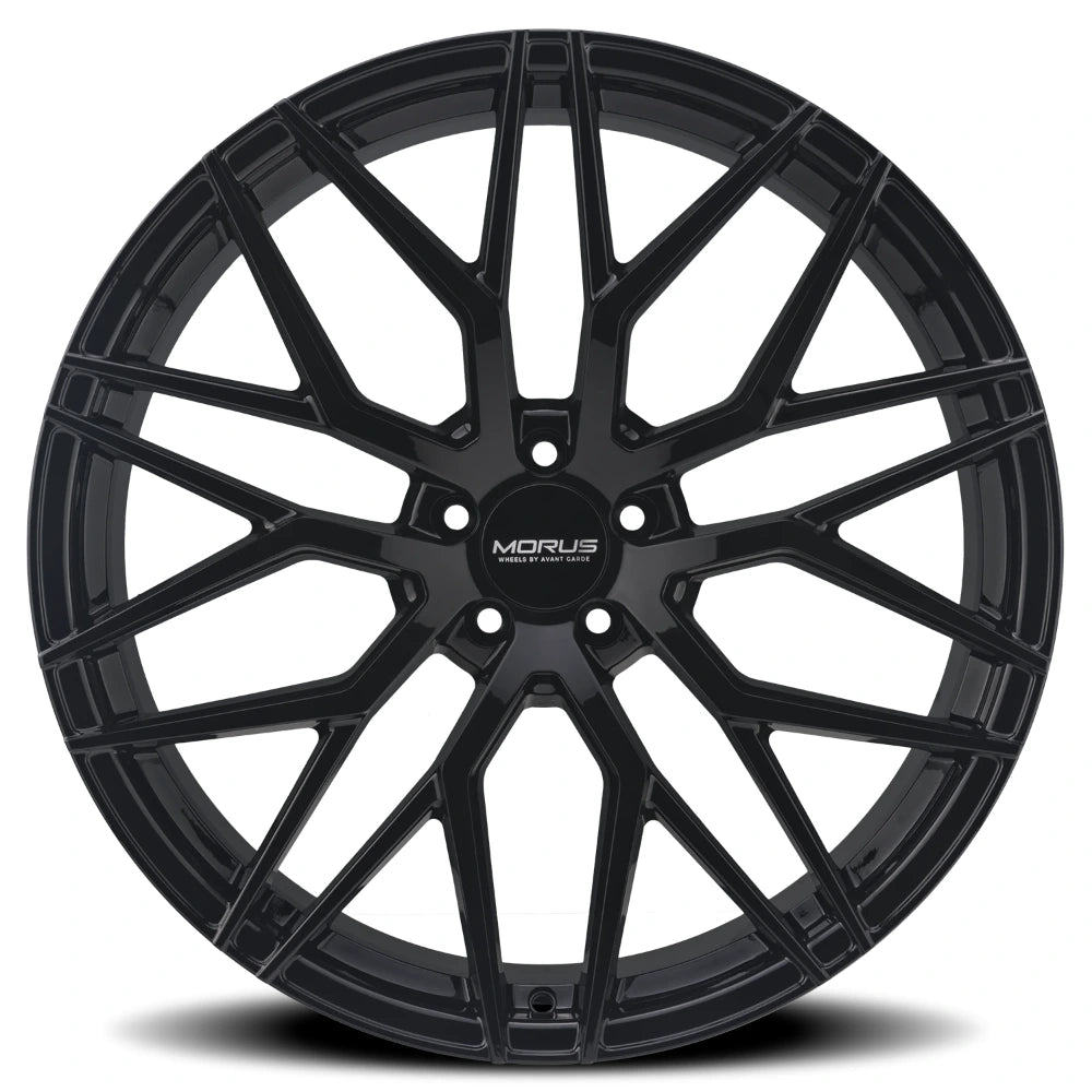 Morus Stern 19x8.5 +40 5x112mm 66.56mm Gloss Black - Morus MSTR-GB512198540