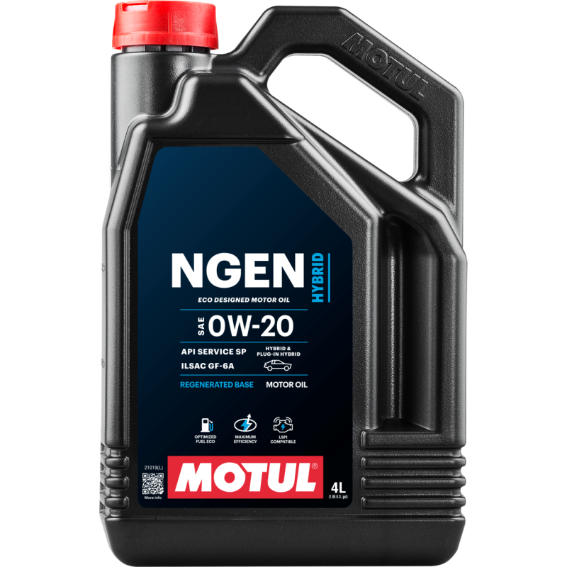 Motul 111902 NGEN Hybrid 0W-20 container