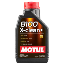 Load image into Gallery viewer, Motul 1L Synthetic Engine Oil 8100 5W30 X-CLEAN - LL04- MB 229.51- 504.00-507.00 - Motul 106376