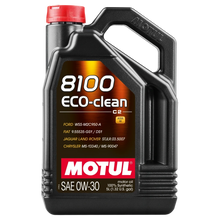 Load image into Gallery viewer, Motul 5L Synthetic Engine Oil 8100 0W30 4x5L ECO-CLEAN  ACEA C2 API SM ST.JLR 03.5007 - Motul 102889
